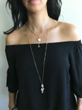 Molten Collection:  Tri-Molten Pendant Necklace