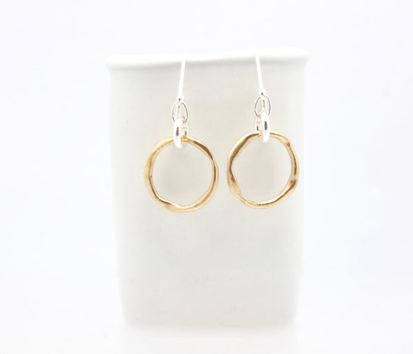 LINKS: Bronze Link & Silver link Earrings