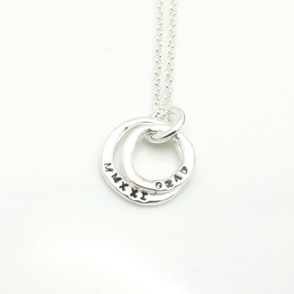 GRAD MMXXIII (2023) Collection: Two Silver Ring Necklace