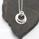 GRAD MMXXV (2025)  Collection: Two Silver Ring Necklace