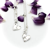 Imperfect Fine Silver Heart