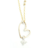 Choose Love Bronze Heart Necklace