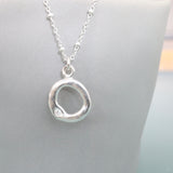 LOVE Freeform Link & Cubic Zirconia Necklace