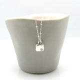 LOVE Cube Pendant & Cubic Zirconia Necklace