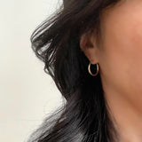 GOLD Elements:  MOD Gold Hoops