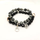 Chrysoberyl Hawk eye Stone Pendulum Stretch Bracelet
