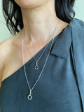 Bronze Short Pendulum Necklace