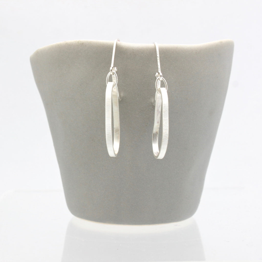 Silver Hoop  Earrings