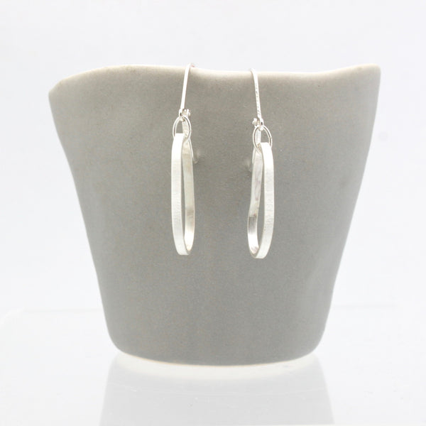 Silver Hoop  Earrings