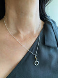 Silver Short Pendulum Necklace