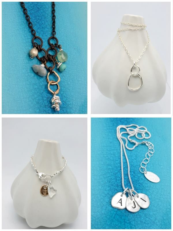 Bride s maid s necklaces Orange Avocado Jewelry Handcrafted Artisan Jewelry Made in Canada