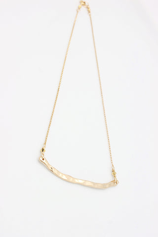 Pebble BRONZE Curve Necklace
