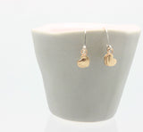 Bronze Petite Heart Earrings
