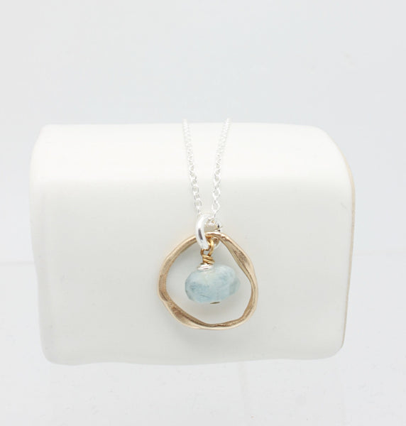 Inner Spirit Collection: Large Aquamarine Necklace