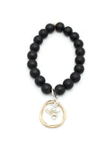 Capture Collection: Matte Onyx Stretch Bracelet