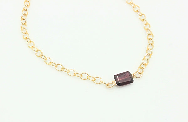 Cubist Collection:  Garnet Bracelet