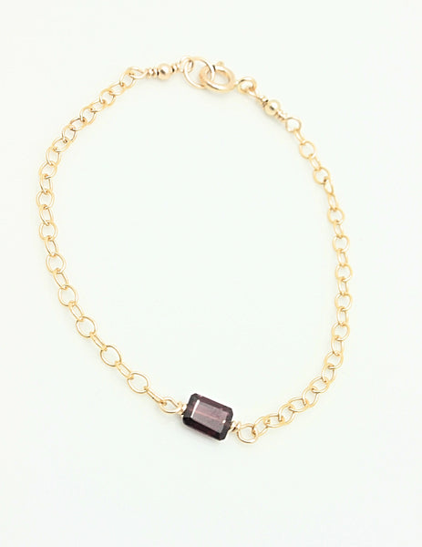 Cubist Collection:  Garnet Bracelet