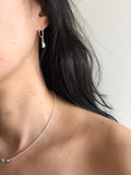 Cubist Collection: Blue Topaz Earrings