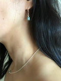 Cubist Collection: Blue Topaz Earrings