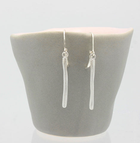 Arctic Blossoms: Icicle Fine Silver Earrings