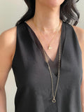 GOLD Elements:  Bronze Duo Links & Gold Orla Chain