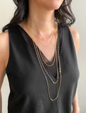 GOLD Elements:  Bronze Duo Links & Gold Orla Chain