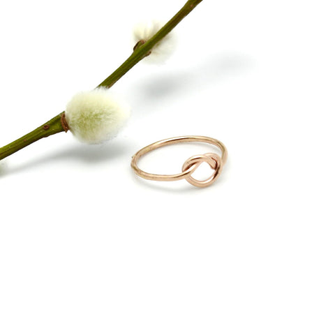 Love Knot Ring - 14 kt gold filled