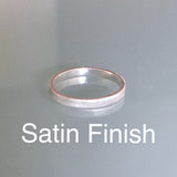 Sterling Silver 3mm Personalized Ring