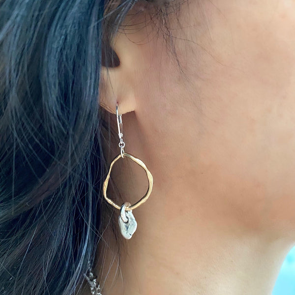 Lava Form Collection:  Una "Pebbles" Earrings