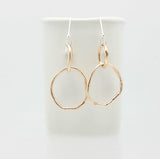 LINKS Collection:  Bronze Medium Entwined Links Necklace