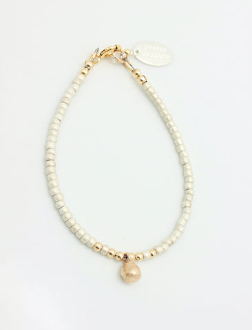 ARCTIC BLOSSOMS:  Ochre & Bronze Bud Bracelet
