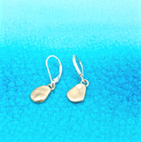 Bronze Pebble Charm Earrings