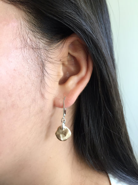 Molten Collection:  Petite Bronze Molten Earrings