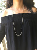 SILVER Collection: Silver Beaded Interlude Necklace or Wrap Bracelet