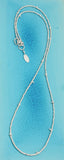 SILVER Collection: Silver Beaded Interlude Necklace or Wrap Bracelet