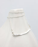 SILVER Curve Necklace