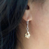 Lava Form Collection:  Bronze Pali Earrings