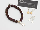 Bronze Petite Heart Earrings
